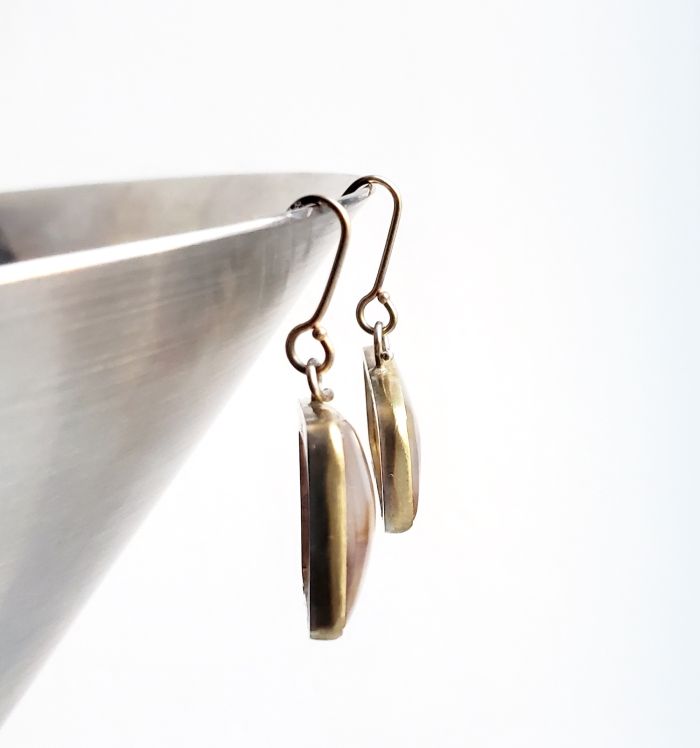 Dendritic Agate Earrings - Image 4