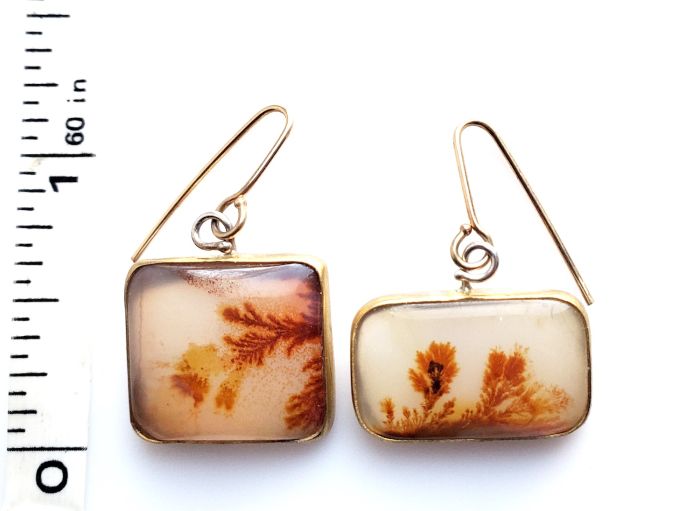 Dendritic Agate Earrings - Image 5