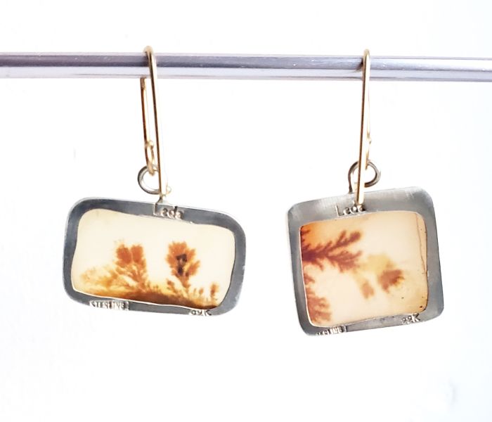 Dendritic Agate Earrings - Image 3