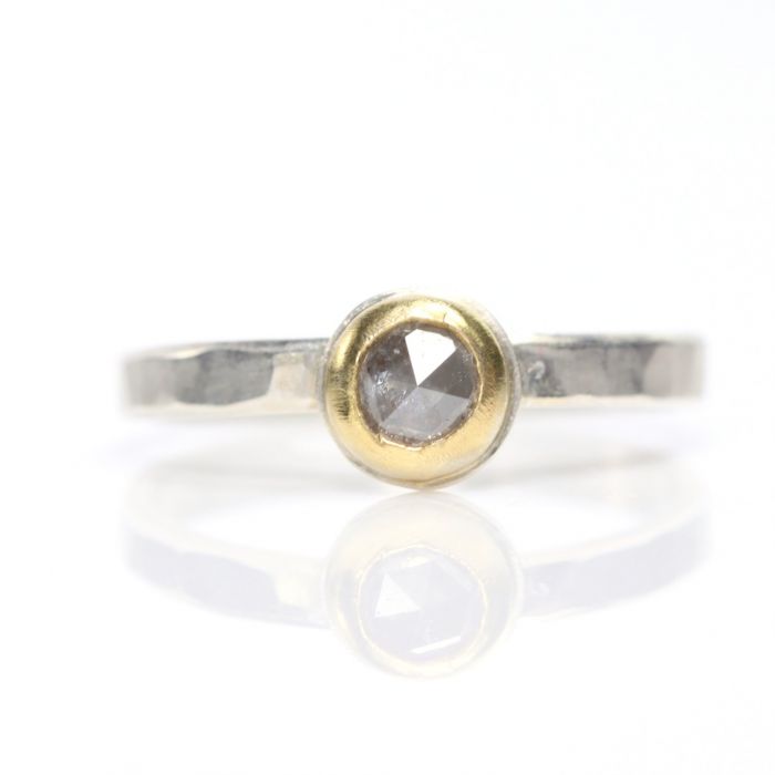Rose Cut Diamond Ring