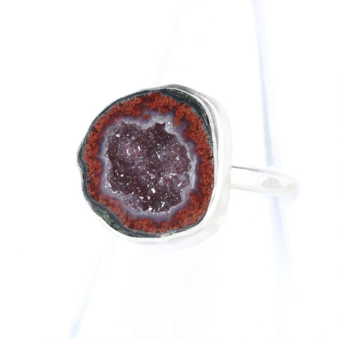 Red Baby Geode Ring - Image 2