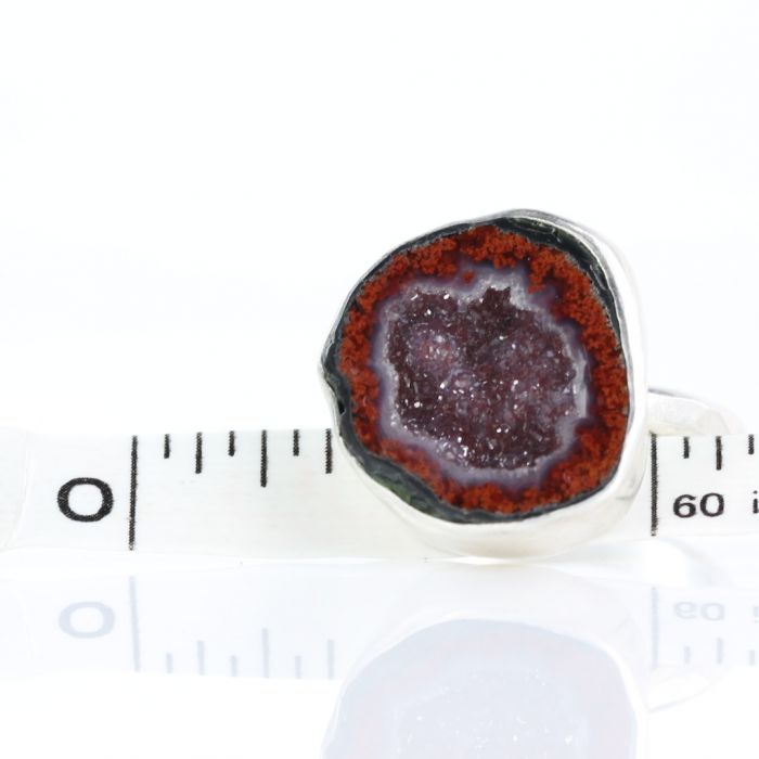 Red Baby Geode Ring - Image 3