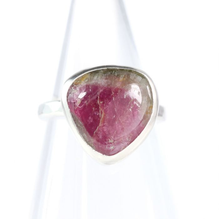 Watermelon Slice Tourmaline Ring - Image 2