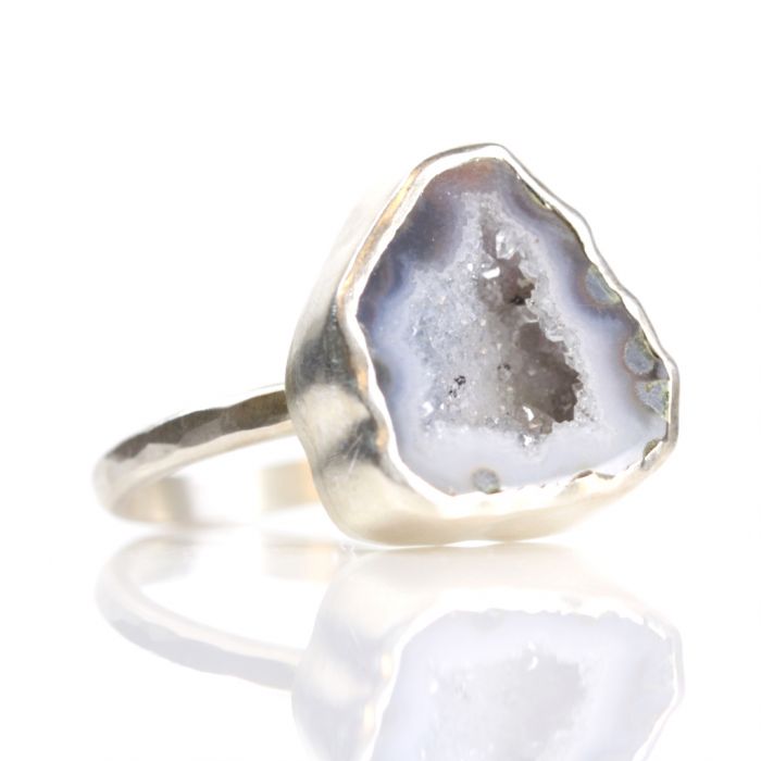 Baby Tabasco Geode Ring