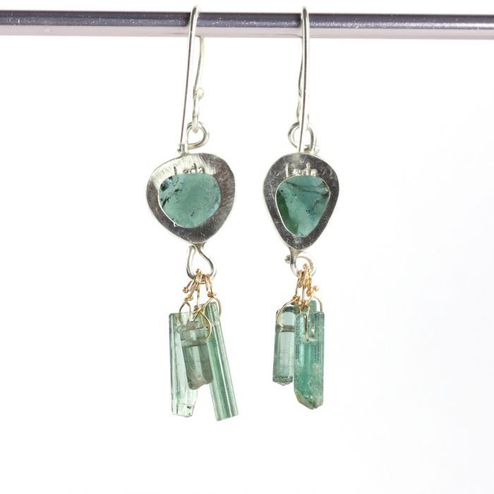 Miss Matched Indicolite Earrings - Image 3