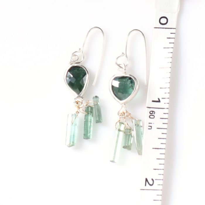 Miss Matched Indicolite Earrings - Image 4