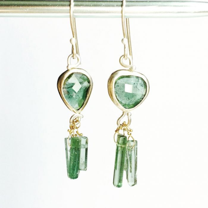 Miss Matched Indicolite Earrings - Image 5