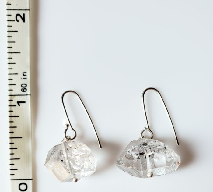 Herkimer Diamond Earrings - Image 2