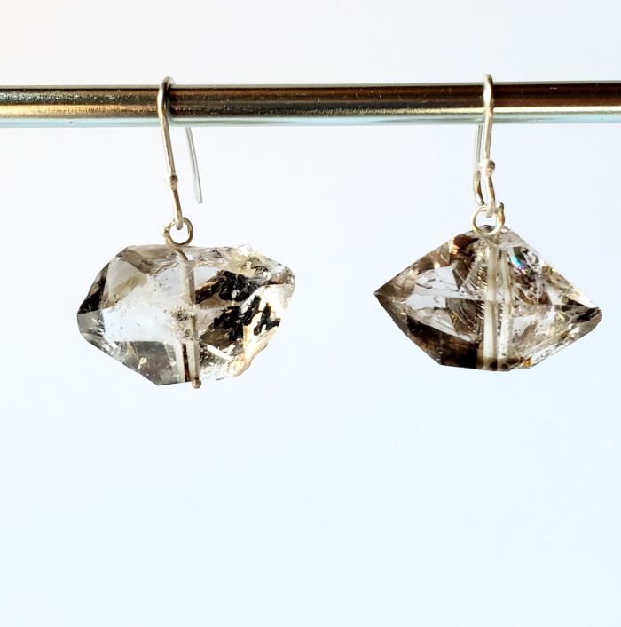 Herkimer Diamond Earrings - Bigger Version