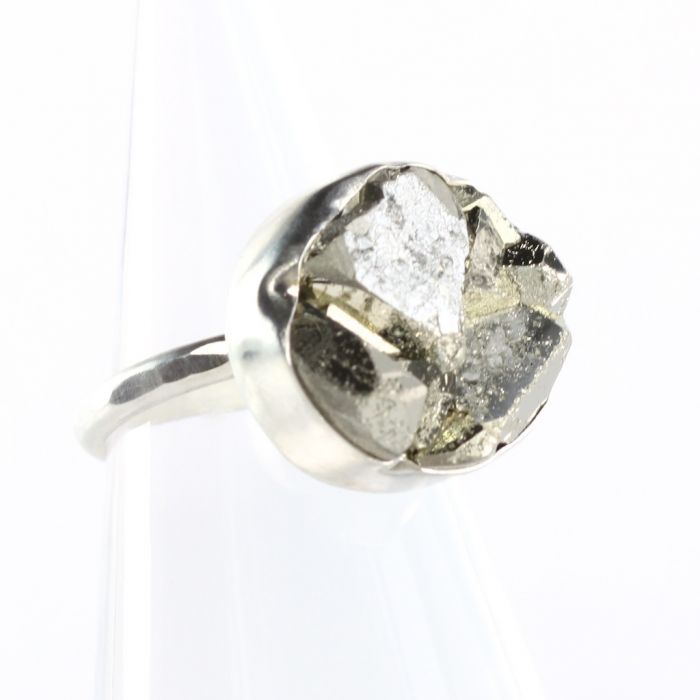 Raw Pyrite Specimen Ring - Image 2