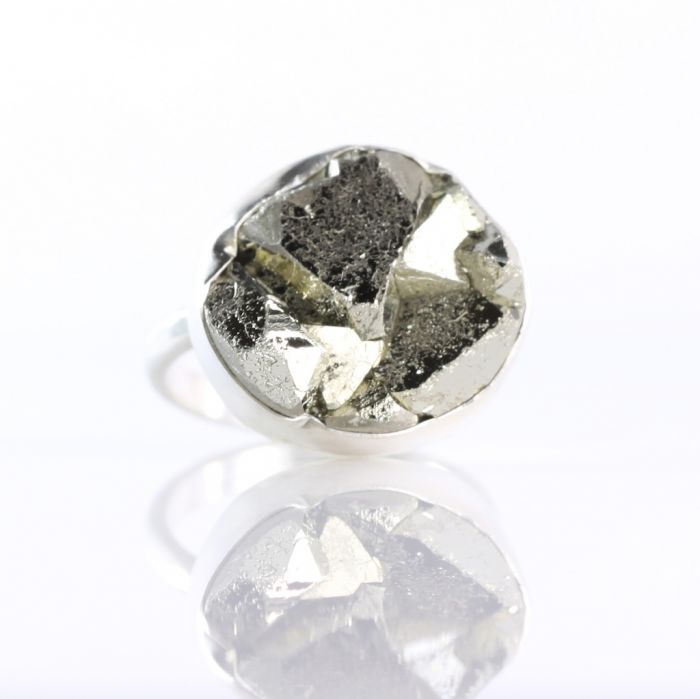 Raw Pyrite Specimen Ring