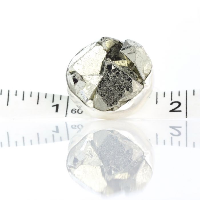 Raw Pyrite Specimen Ring - Image 4