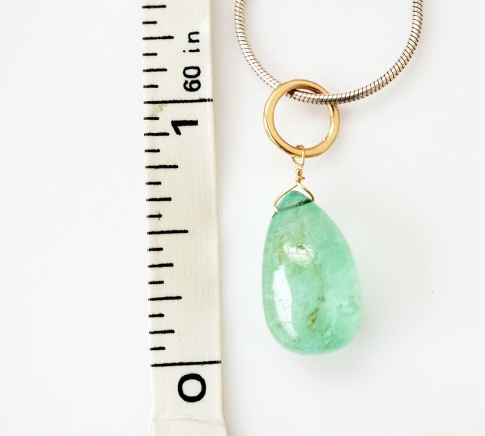 Emerald Charm Pendant - Image 3