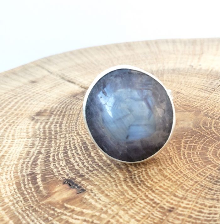 Sapphire in Spinel Ring - Image 2