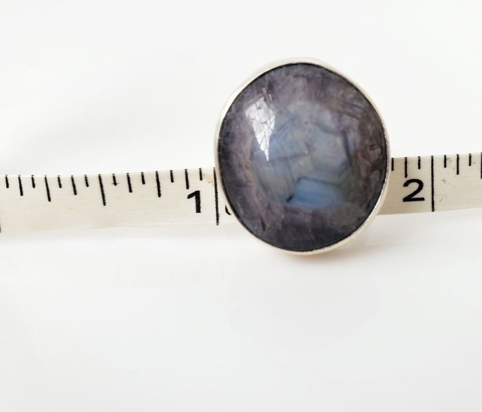 Sapphire in Spinel Ring - Image 3