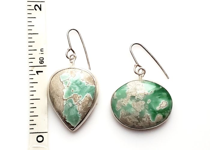 Miss Matched Variscite Earrings - Image 6