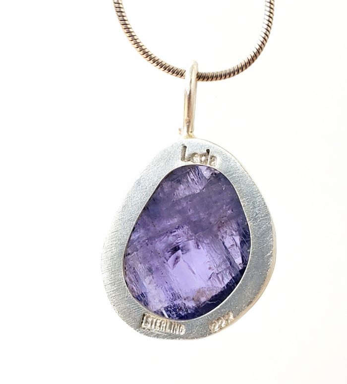 Rose Cut Tanzanite Pendant - Image 5