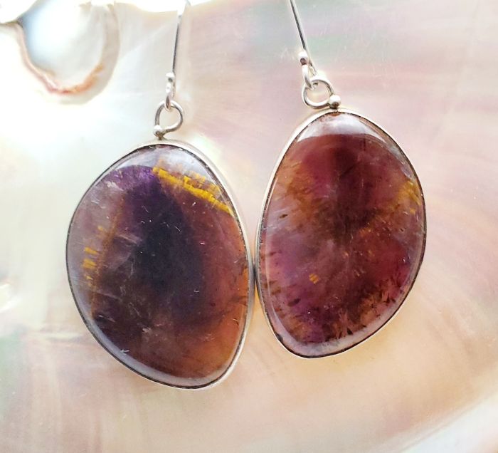 Cacoxenite Earrings - Image 2