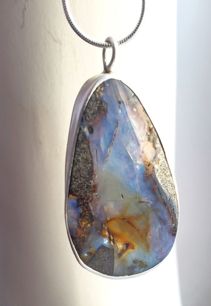 Australian Boulder Opal Pendant