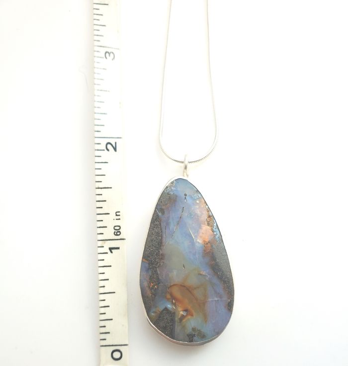 Australian Boulder Opal Pendant - Image 6