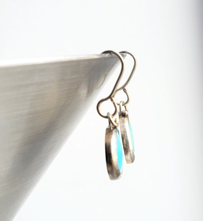 Sleeping Beauty Turquoise Earrings - Image 4