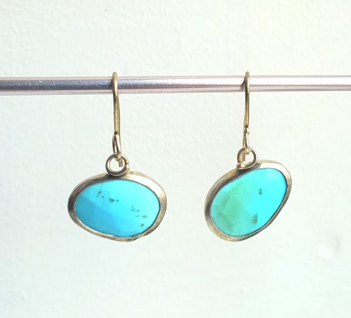 Sleeping Beauty Turquoise Earrings - Image 2